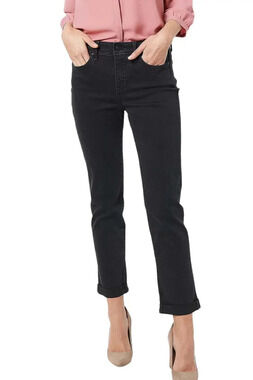NYDJ Sheri Slim Ankle Jeans with Roll Cuff Trinity - Regular